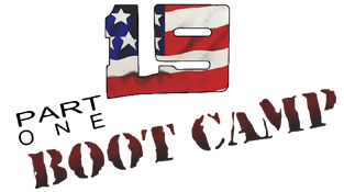 19 Part One: Boot Camp logo for Commodore 64